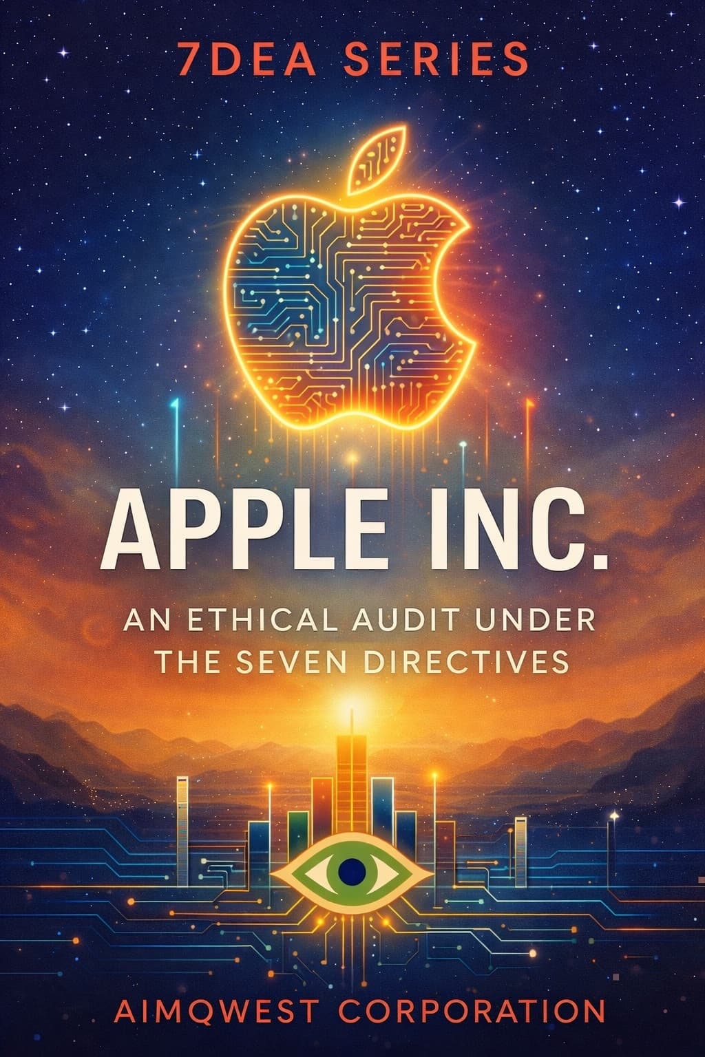 Cover for 7DEA Series Volume 2: Apple Inc., An Ethical Audit Under the Seven Directives.