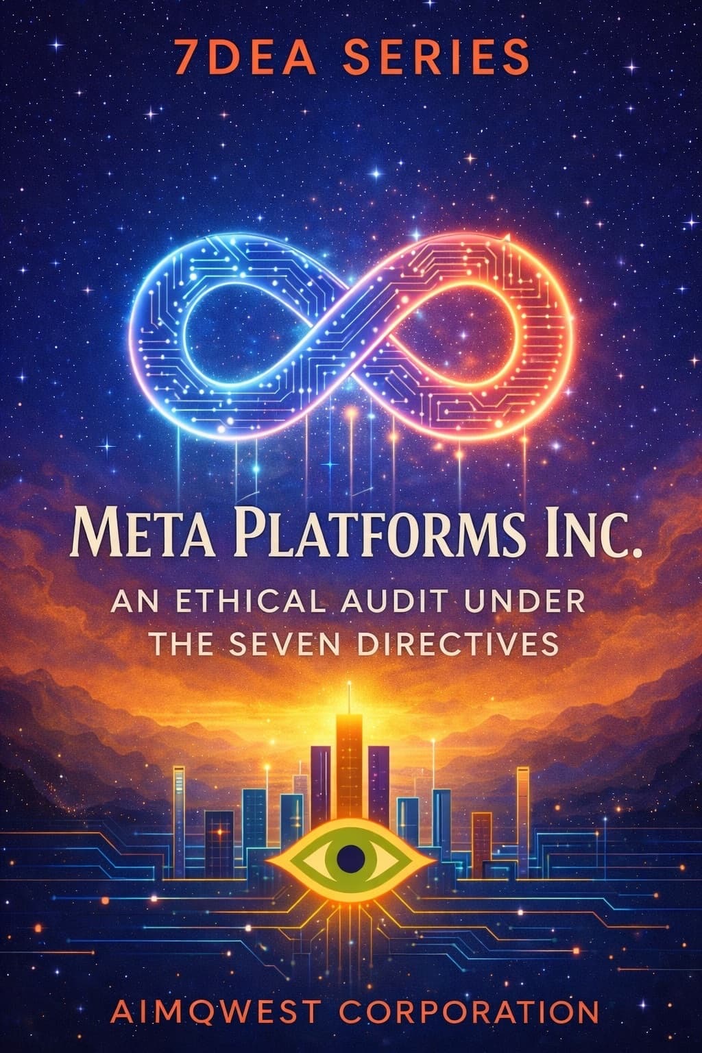 Cover for 7DEA Series Volume 3: Meta Platforms Inc., An Ethical Audit Under the Seven Directives.